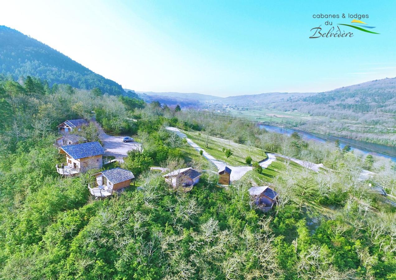 Cabanes Et Lodges Du Belvedere Serrieres-sur-Ain المظهر الخارجي الصورة